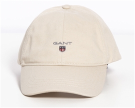 Gant High Cotton Twill Cap - Putty