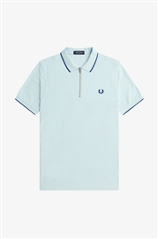 Fred Perry M7729 Crepe Pique Zip Neck