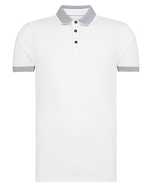 Remus 58769 SS Polo Shirt - White