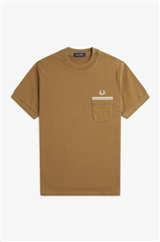Fred Perry M4650 Loopback Jersey Pocket Tee - Shadest