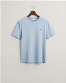 Gant Regular Shield SS T-Shirt - Dove Blue