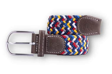 Swole Panda Rainbow Zigzag Woven Belt