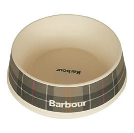 Barbour Tartan Dog Bowl