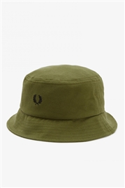 Fred Perry HW5650 Pique Bucket Cap - Uniform Green