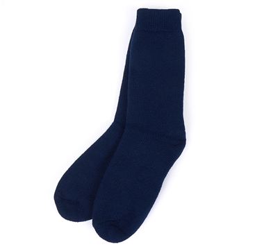 Barbour Wellington Calf Sock Navy