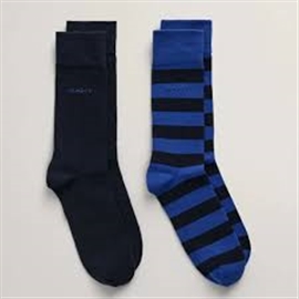 Gant Barstripe And Sol Socks 2Pack - College Blue