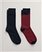 Gant Dot And Solid Socks 2Pack