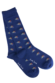 Swole Panda Bicycle Socks - Blue