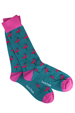 Swole Panda Flamingo Socks