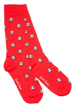 Swole Panda Red Football Socks