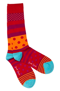 Swole Panda Stripe & Spot Socks