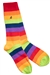 Swole Panda Striped Socks Pride
