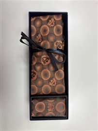 Marc Darcy Tie And Pocket Square Set - Orange