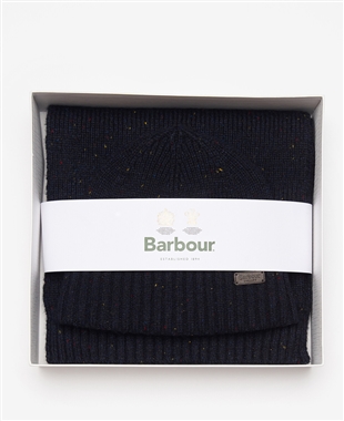Barbour Carlton Hat & Scarf Set