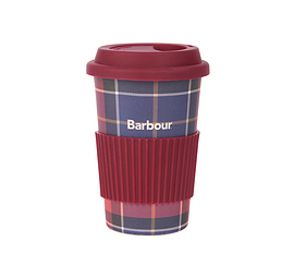 Barbour Tartan Travel Mug Red