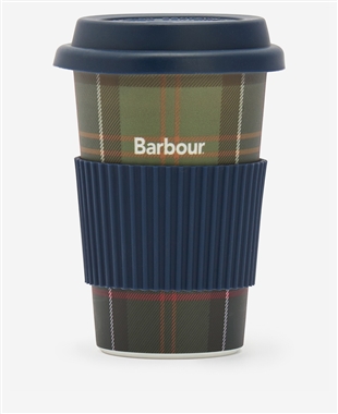 Barbour Tartan Travel Mug Summer Navy