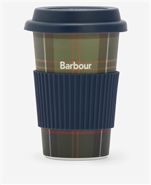 Barbour Tartan Travel Mug Summer Navy