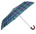 Barbour Tartan Mini Umbrella Seaweed