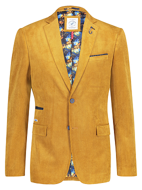 AFNF Baby Rib Mustard Blazer