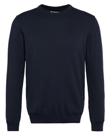 Barbour Pima Cotton Crew - Navy