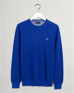 Gant Cotton Pique Crew Neck