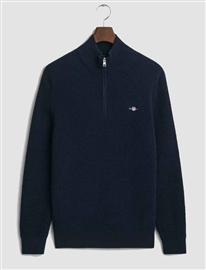 Gant Textured Cotton Half Zip