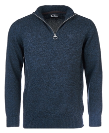 Barbour MKN0339 Essential Lambswool Half Zip - Navy
