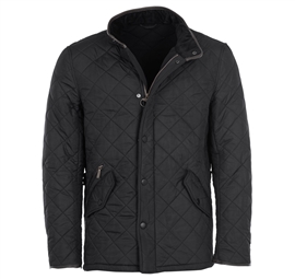 Barbour  Powell Quilt Black