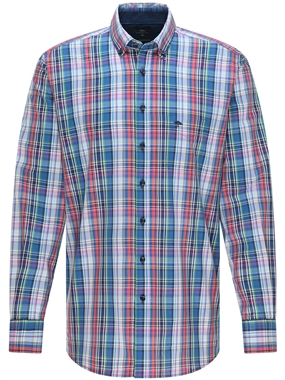 Fynch Hatton Colourful Checks Shirt