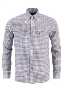 Fynch Hatton Combi Small Check Shirt