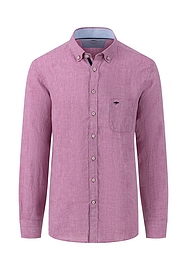 Fynch Hatton Pure Linen 14136000 BD Shirt - Dusty Lavender
