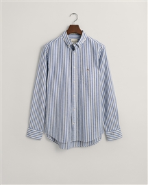 Gant Regular Cotton Linen Stripe Shirt