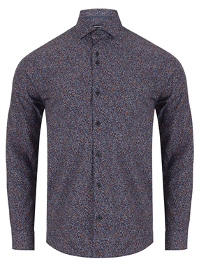 Remus 13167 Navy Ditsy Shirt