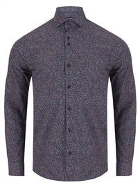 Remus 13167 Navy Ditsy Shirt