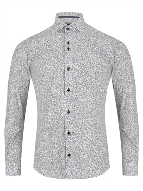 Remus 13167 White Ditsy Shirt