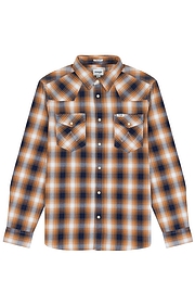 Wrangler LS Western Shirt - Golden Oak