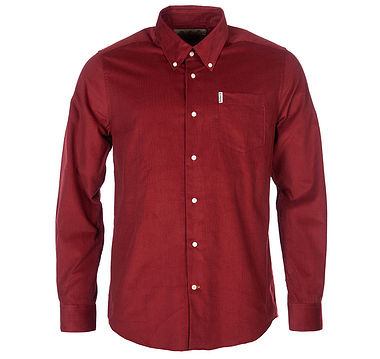 Barbour Cord Shirt Rust