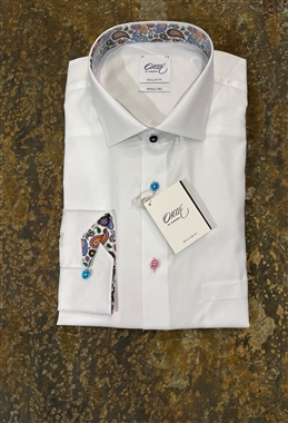 Oscar 5023B Long Sleeve Formal Shirt White
