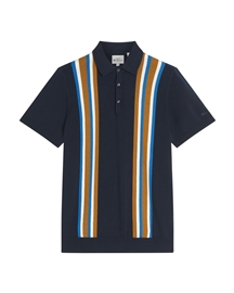 Ben Sherman Vertical Stripe polo - Dark Navy