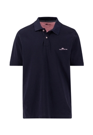 Fynch Hatton Contrast Polo - Navy