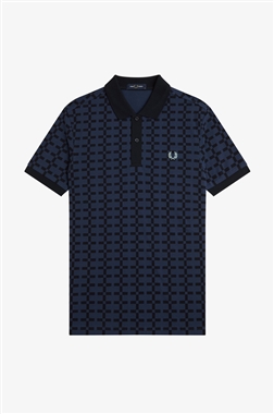 Fred Perry M9835 Jacquard Print Polo