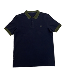 Fred Perry M2609 Space Dye Tipped Polo - Navy