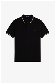 Fred Perry M3600 Twin Tipped Polo - Laurel Wreath