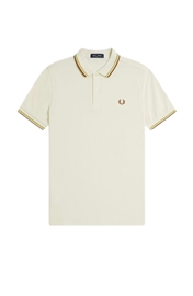 Fred Perry M3600 Twin Tipped Polo - Honey Marmalade