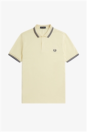 Fred Perry M3600 Twin Tipped Polo - Ice Cream