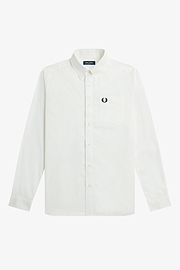 Fred Perry M5650 Button Down Collar Shirt - Snow White