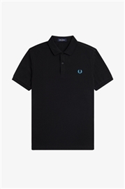 Fred Perry M6000 Plain Shirt - Black Ocean