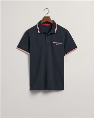 Gant 3-Colour Tipping Solid Pique Polo