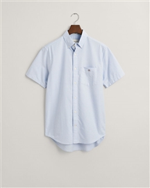 Gant Regular Contrast Pique SS Rugger - Dove Blue