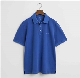 Gant Sunfaded SS Polo - Rich Blue
